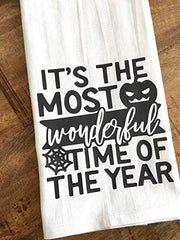Halloween Its the Most Wonderful Time of The Year Kitchen Towel