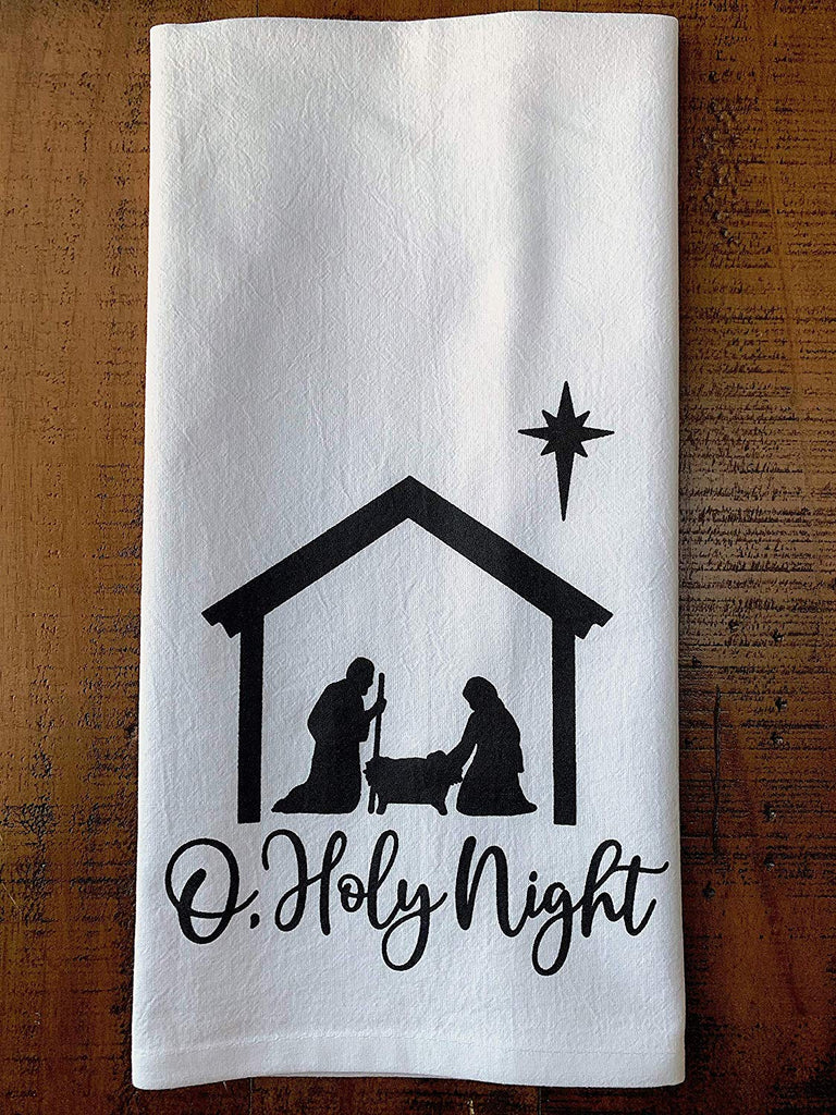 Nativity Scene Tea Towel