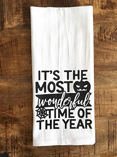 Halloween Its the Most Wonderful Time of The Year Kitchen Towel