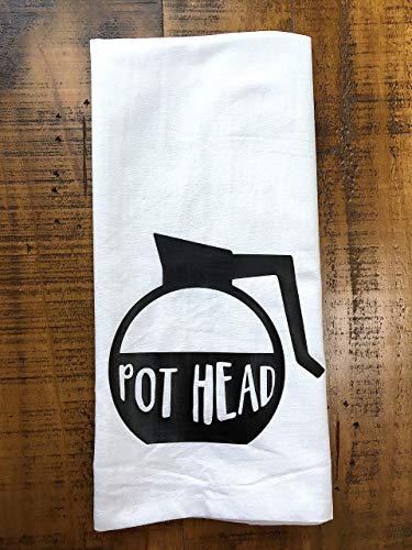 Pot Head Funny Kitchen Tea Towel