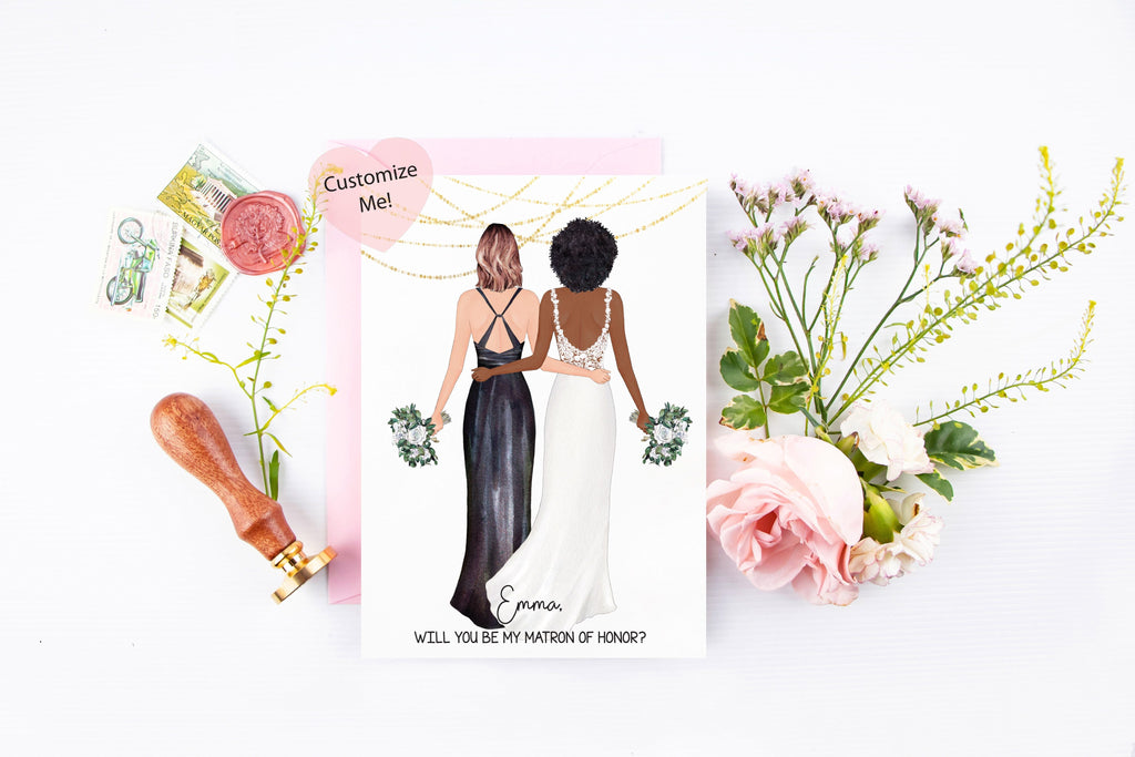 Personalized Bridesmaid Proposal Card – Designing Moments