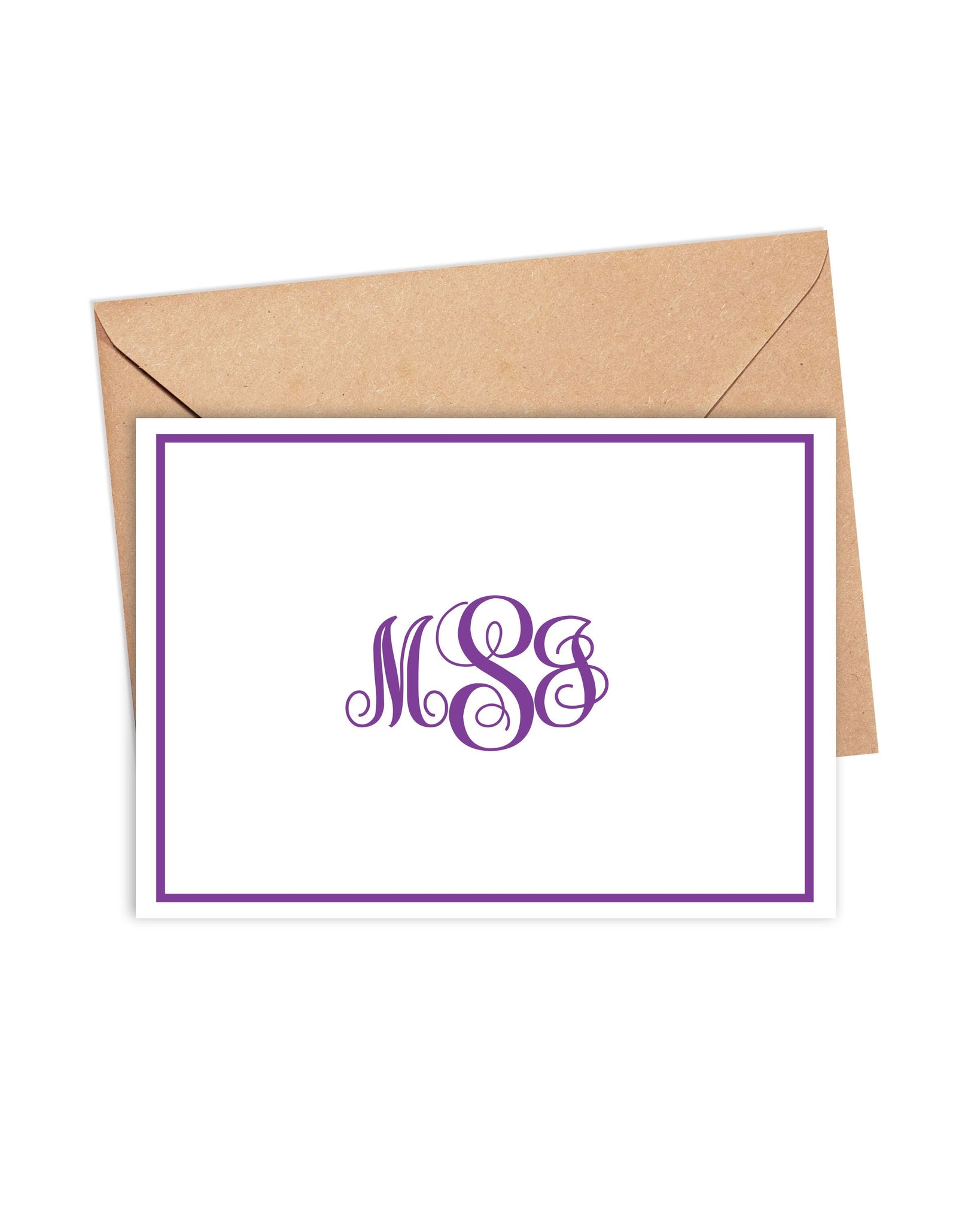 3 Letter Monogram Stationery Set – Designing Moments