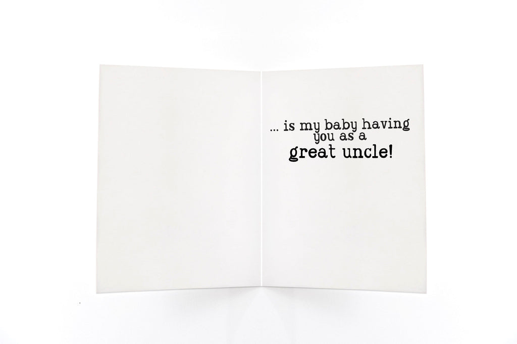 great uncle reveal card