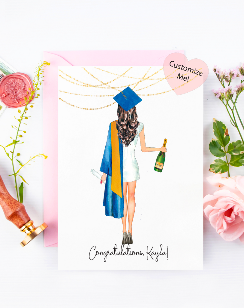 Custom Graduation Card for Her Designing Moments Custom Graduation Card for Her Designing Moments