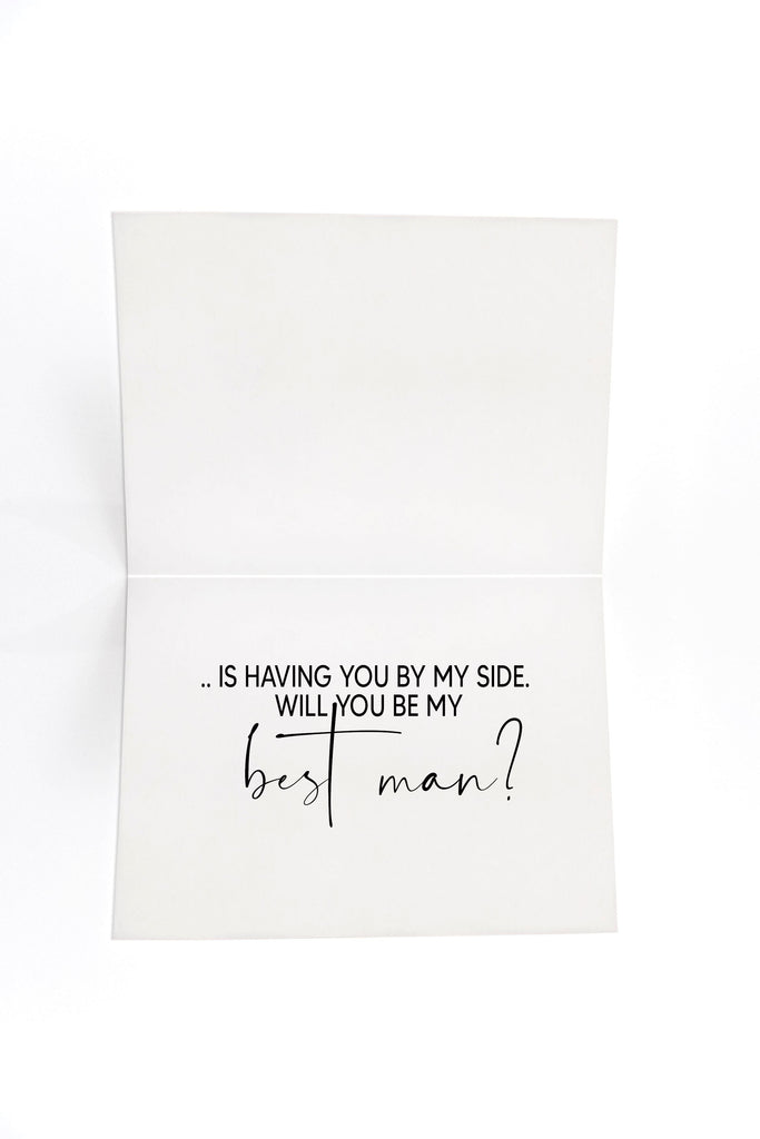 Modern Will You Be My Ring Bearer Proposal Card for Nephew