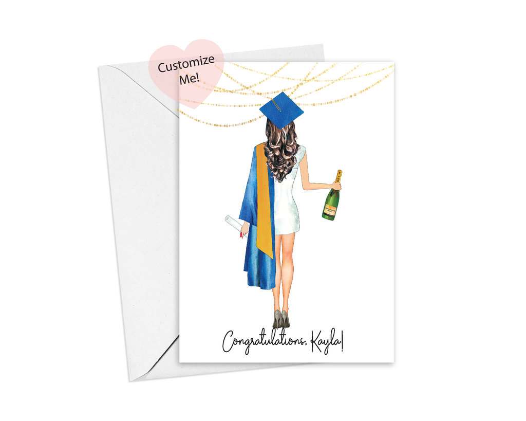 Custom Graduation Card for Her Designing Moments Custom Graduation Card for Her Designing Moments