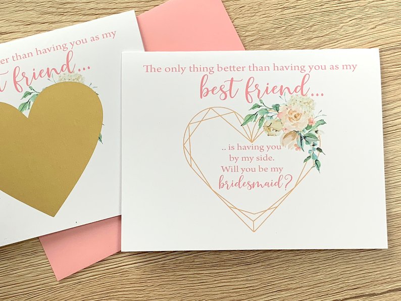 Best friend maid of honor sale proposal