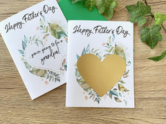 Happy Father's Day Scratch Off Pregnancy Reveal for Dad