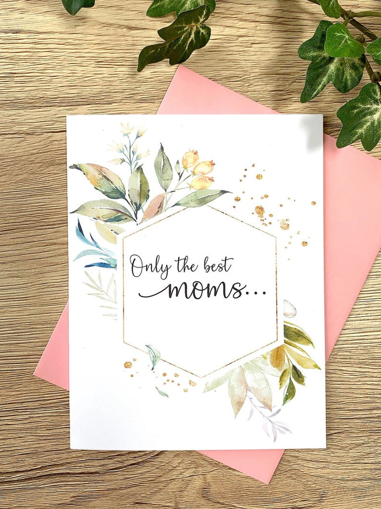 Pregnancy Reveal to Mom Card Only the Best Moms