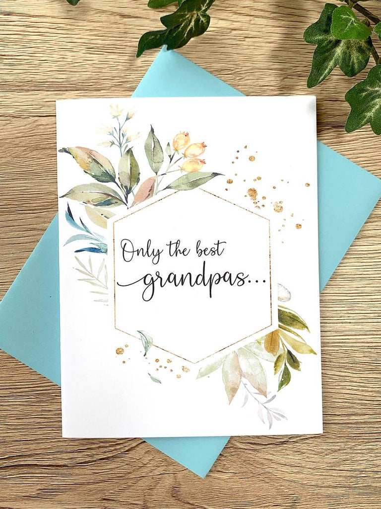 Only the Best Grandpas Get Promoted to Great Grandpa Card