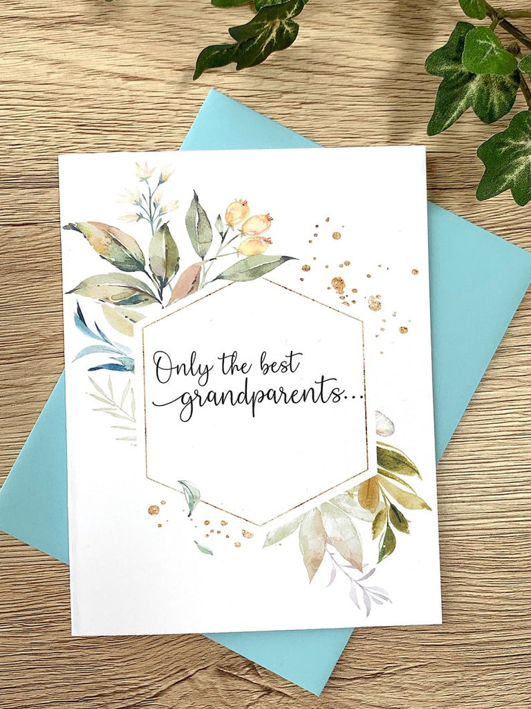 Best Grandparents Get Promoted to Great Grandparents Card