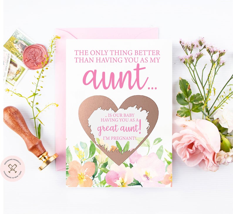 For aunts and great-aunts-to-be