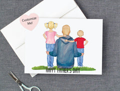 Custom fathers day card