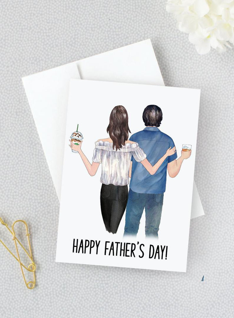 father daughter custom cards fathers day