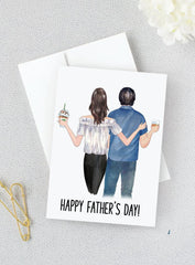 father daughter custom cards fathers day