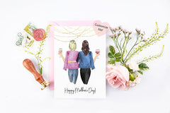 personalized  customized mothers day card