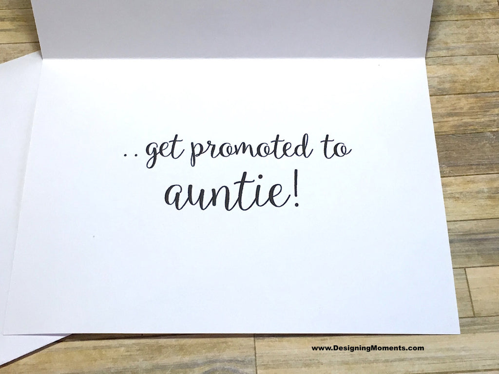 Succulents The Best Sisters Get Promoted to Auntie Card