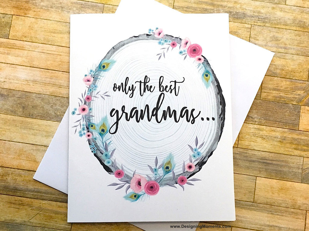 Only the Best Grandmas Get Promoted to Great Grandma Card