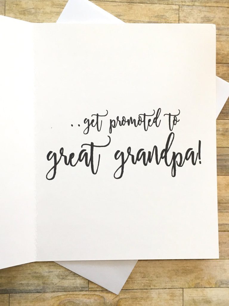 Pink Rustic Pregnancy Reveal Card for Grandpa