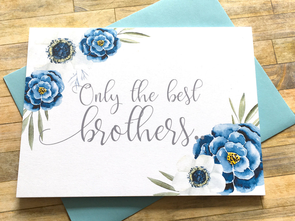 Navy and White Only the Best Brothers Get Promoted to Uncle Card