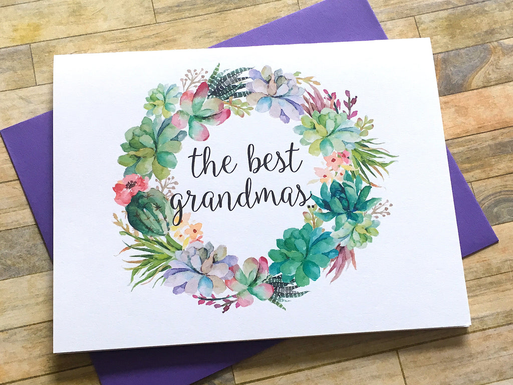 Succulent The Best Grandmas Get Promoted to Great Grandma