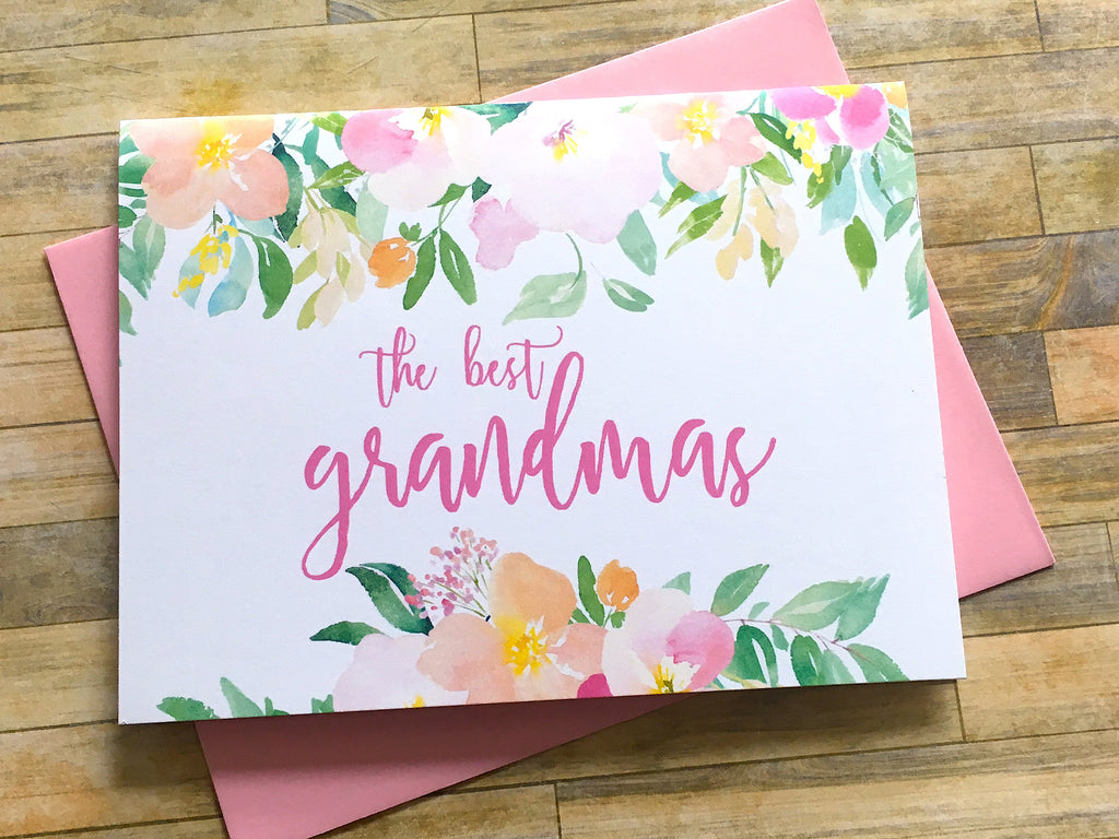 Grandma Baby Reveal Spring Florals