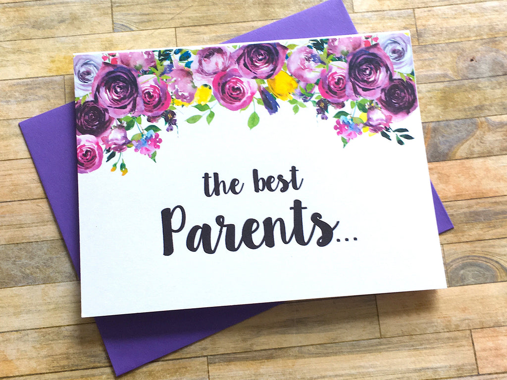 Parents Get Promoted to Grandparents Violet