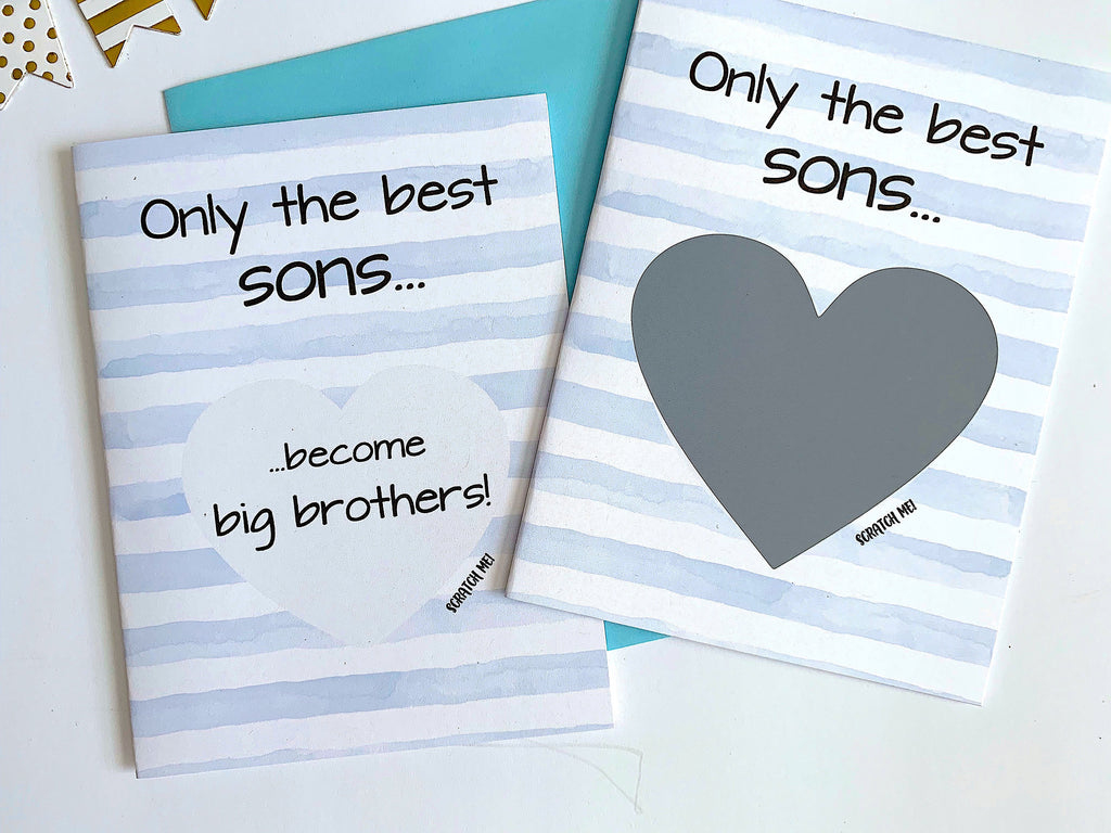 Big Brother Pregnancy Reveal Scratch Off to Son