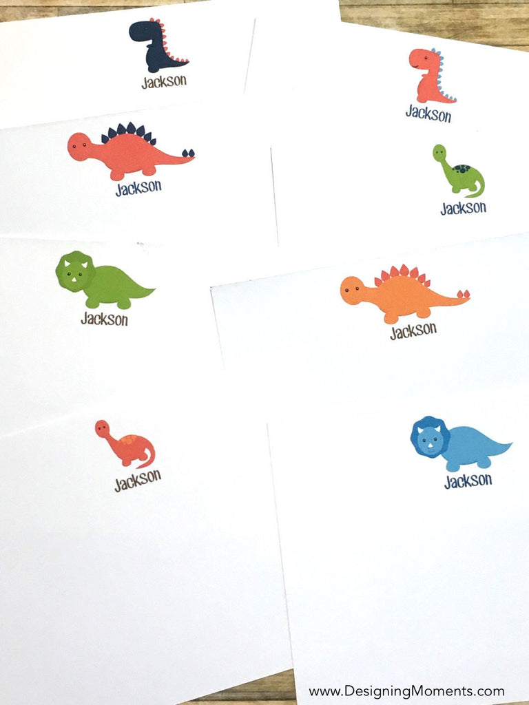 Dinosaur Personalized Stationery Set