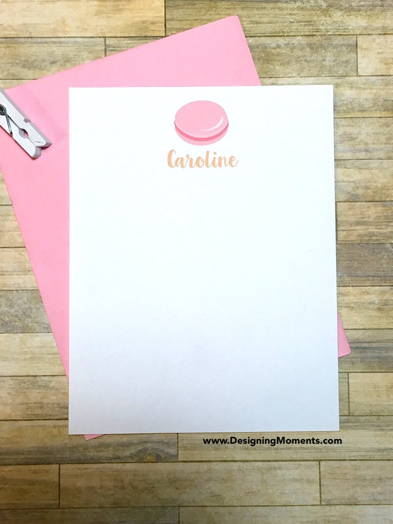 Macaron Personalized Note Cards