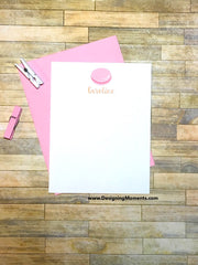 Macaron Personalized Note Cards
