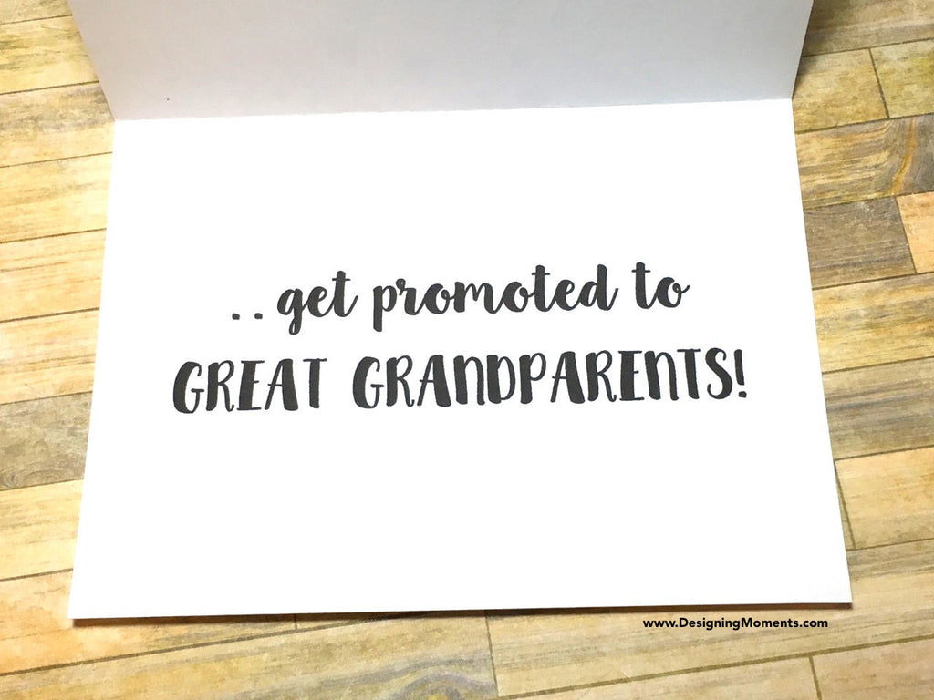 Grandparent Pregnancy Announcement Violets