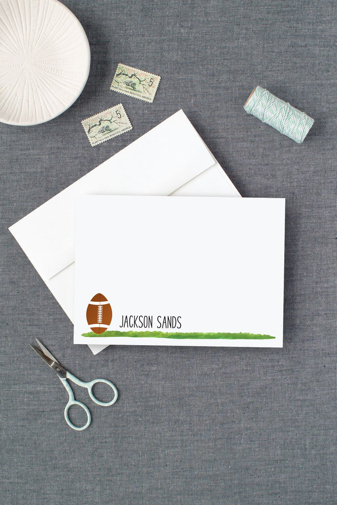 Personalized Football Stationery