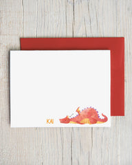 fire breathing dragon card set