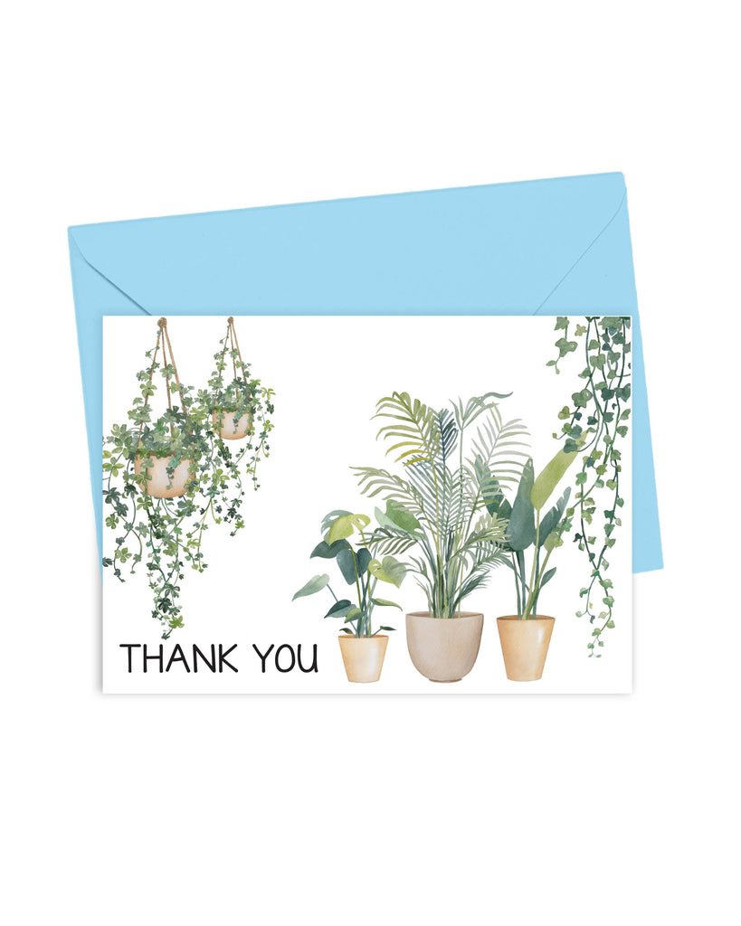 plant lover thank you card