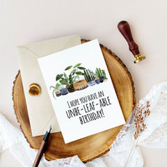 succulent puns birthday Funny Plant Pun Birthday Card – Designing Moments