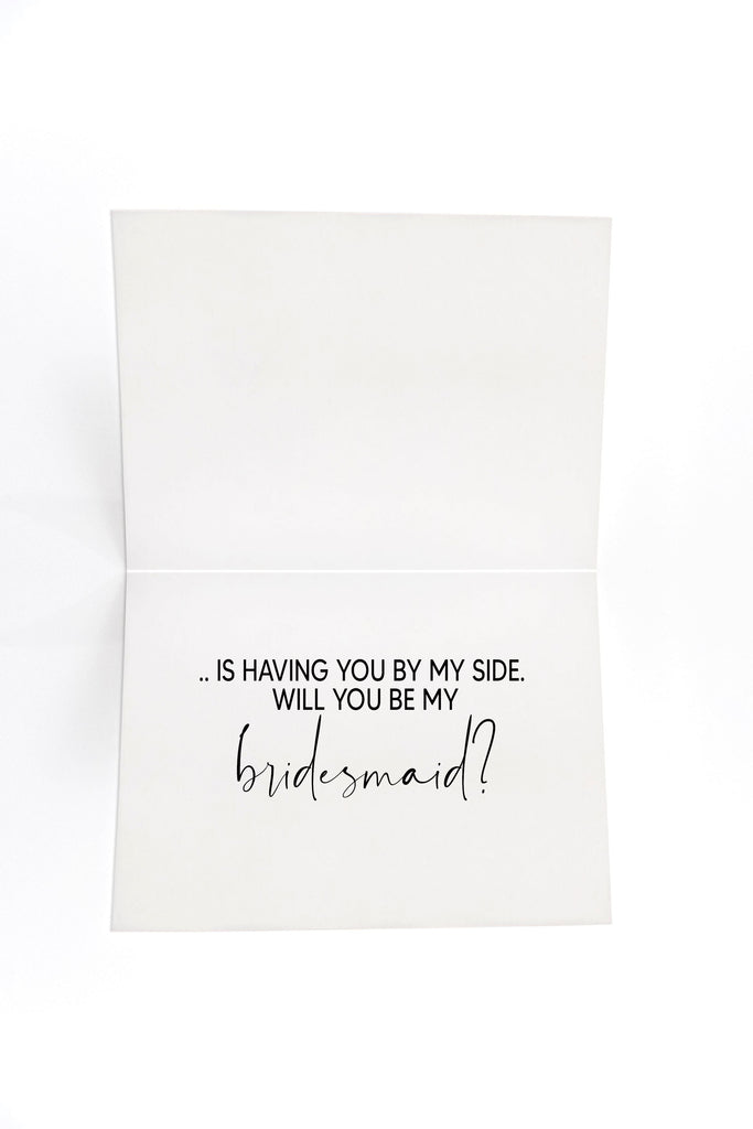 Modern Will You Be My Junior Bridesmaid Proposal for Daughter