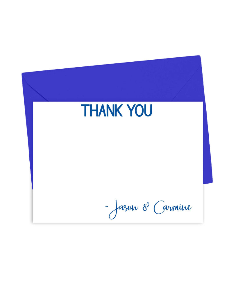 blank thank you cards