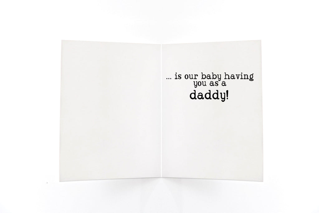 baby daddy reveal card