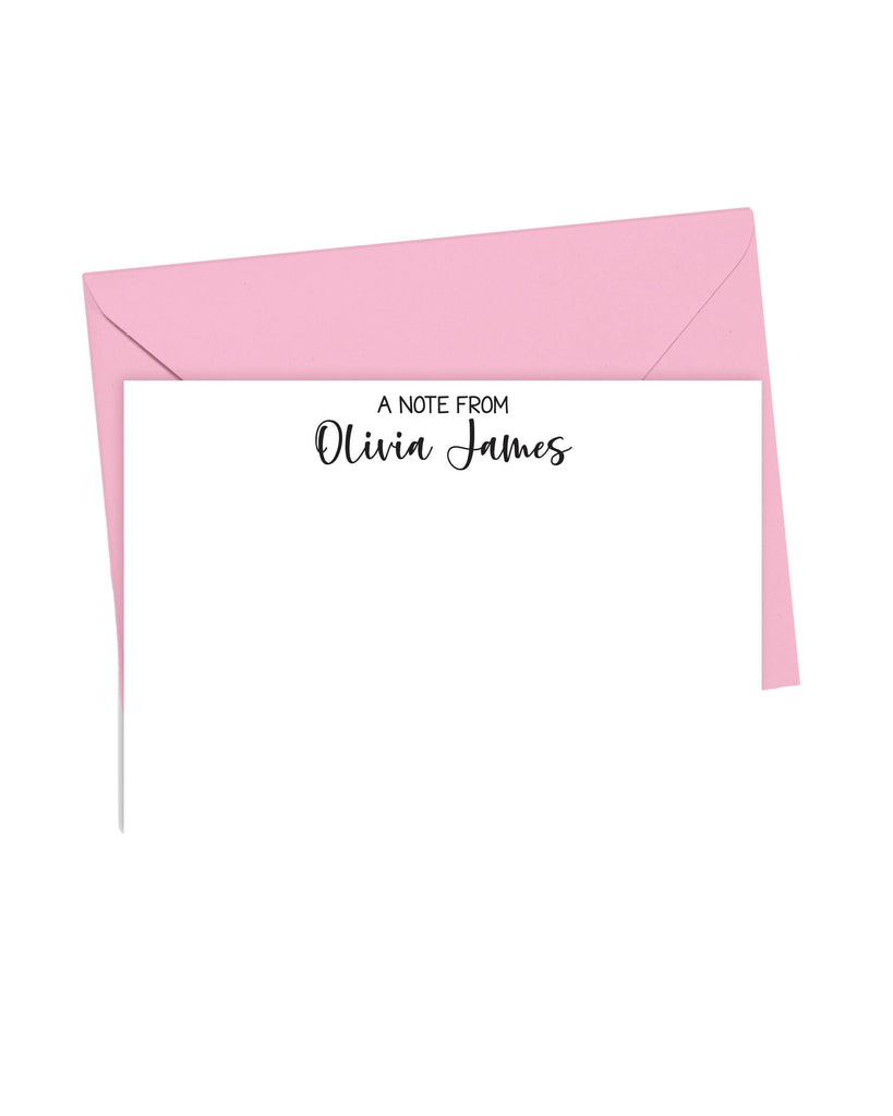 Personalized Name Stationery